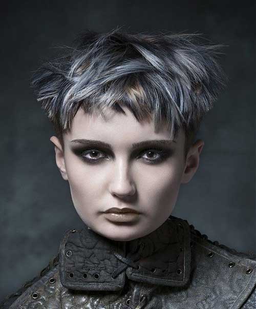 Short Funky Pixie Hairstyles-20