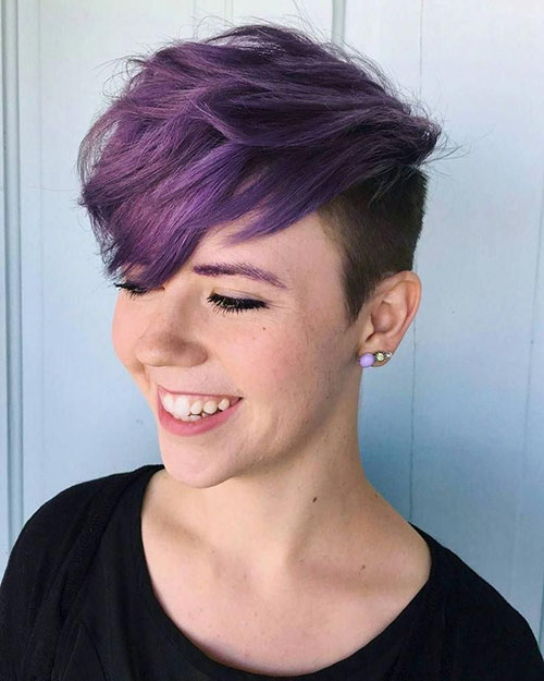 Pixie Cut Purple